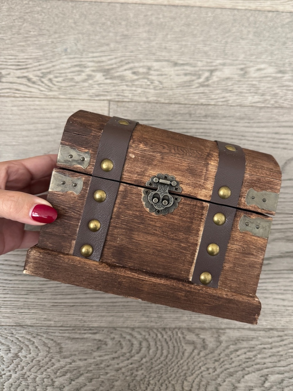 Treasure Wood Box with Metal Accents by Make Market MICHAEL’S